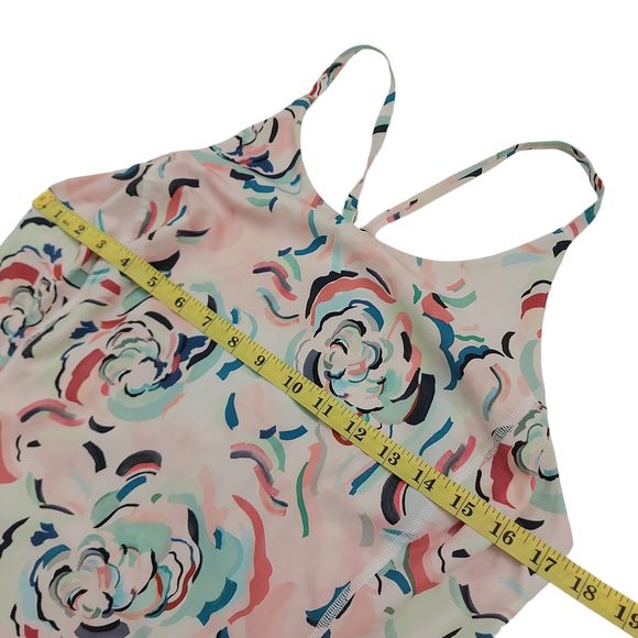 Athleta Infinity Activewear Dress Womens Medium Pink Elegance Floral Orchid - Picture 10 of 13